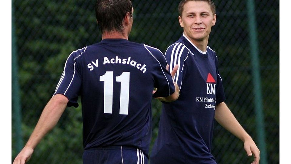 Stefan Weikl (re.) hat den SV Achslach nach nur einen Jahr wieder verlassen  Foto:Wagner