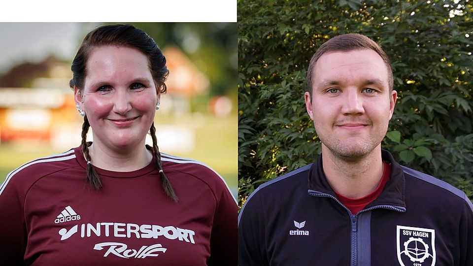 Neu beim Aufsteiger MTV Himmelpforten II: Trainerin Sarah Meyer und Co-Trainer Daniel Witt.