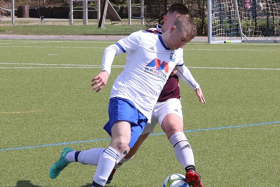 Er ist wieder da. Jonas Hanke hatte aufgehört und gegen Wiepenkathen gleich wieder getroffen.