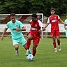 Die Entwicklung stimmt: Jamal Chinedu Willrich (hier beim Sat-Cup gegen die TSG Pfeddersheim am Ball) bekommt bei der Wormatia immer mehr Spielanteile.	Archivfoto: Christine Dirigo/pakalski-press