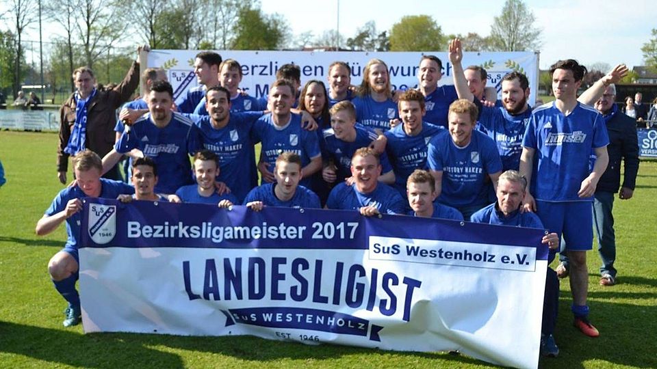 Der SuS Westenholz spielt seit Sommer 2017 in der Landesliga.