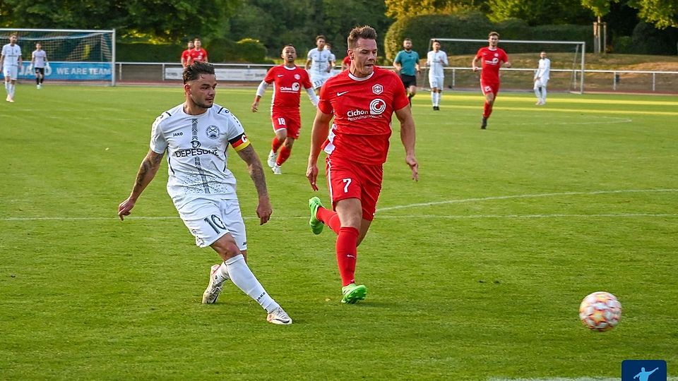 Marc Rommel (l.) traf doppelt. 