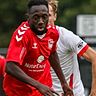 „Donnert den Ball in den Winkel“: Lamin Colley erzielte in Hofstetten das wichtige 1:1 für Lörrach-Brombach – es war sein erster Saisontreffer.