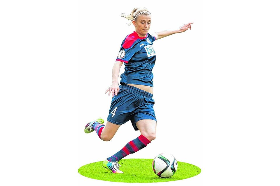 Die Dürener Fußballerin Johanna Elsig rechnet der Frauen-Nationalelf gute Chancen bei der WM aus. Foto: Stock