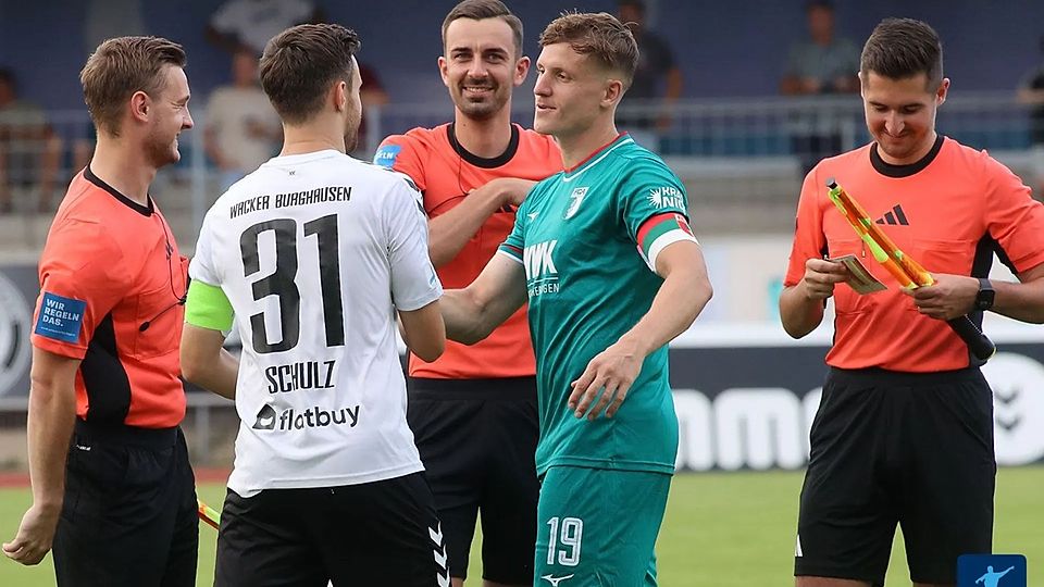 Steht nach langer Leidenszeit aller Voraussicht nach dem FC Augsburg II wieder zur Verfügung: Lukas Aigner (in grün).
