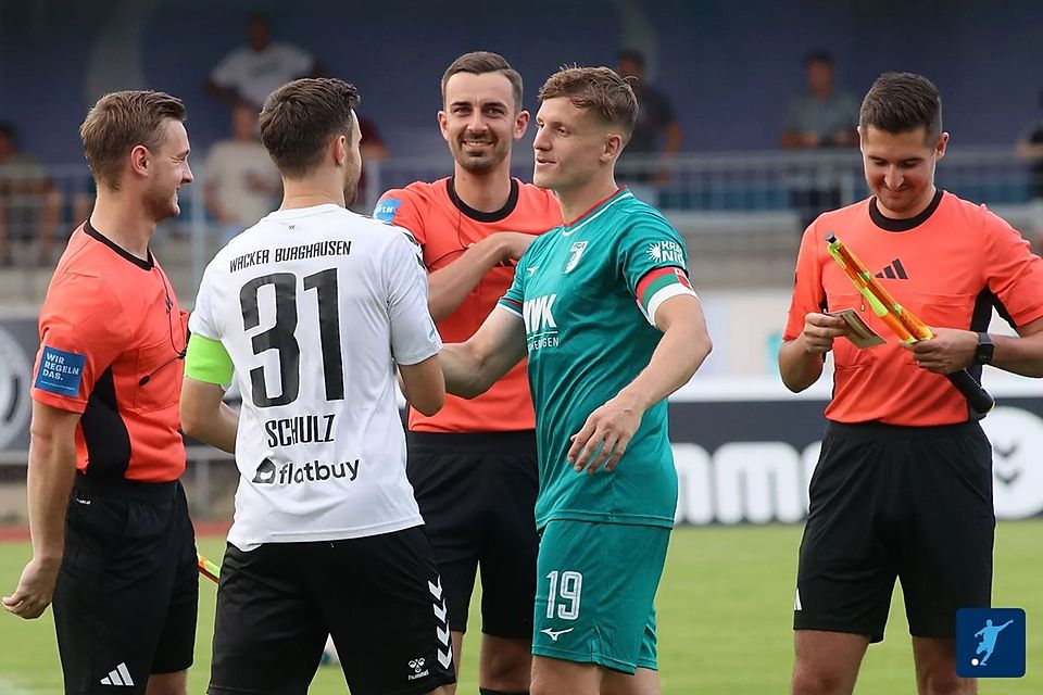 Steht nach langer Leidenszeit aller Voraussicht nach dem FC Augsburg II wieder zur Verfügung: Lukas Aigner (in grün).