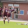 SC Melle bejubelt die Führung gg SF Lechtigen 
