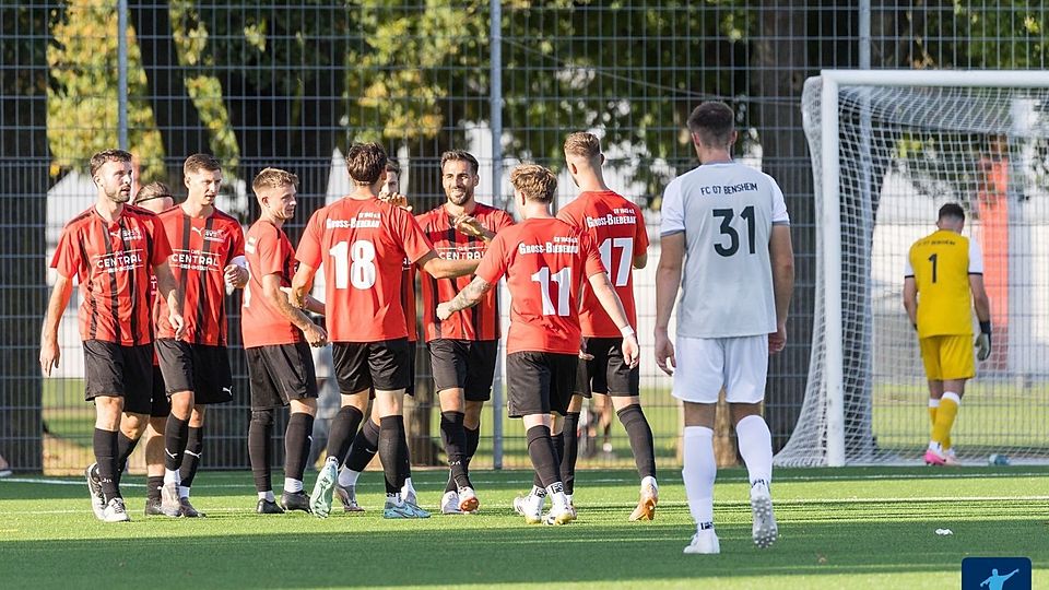 Die Spieler des SV Groß-Bieberau freuen sich auf das Duell mit der TS Ober-Roden