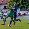 Die Staffel 2-Westfalenligisten BSV Schüren (in Grün) und Holzwickeder SC standen sich beim Hecker Cup gegenüber.