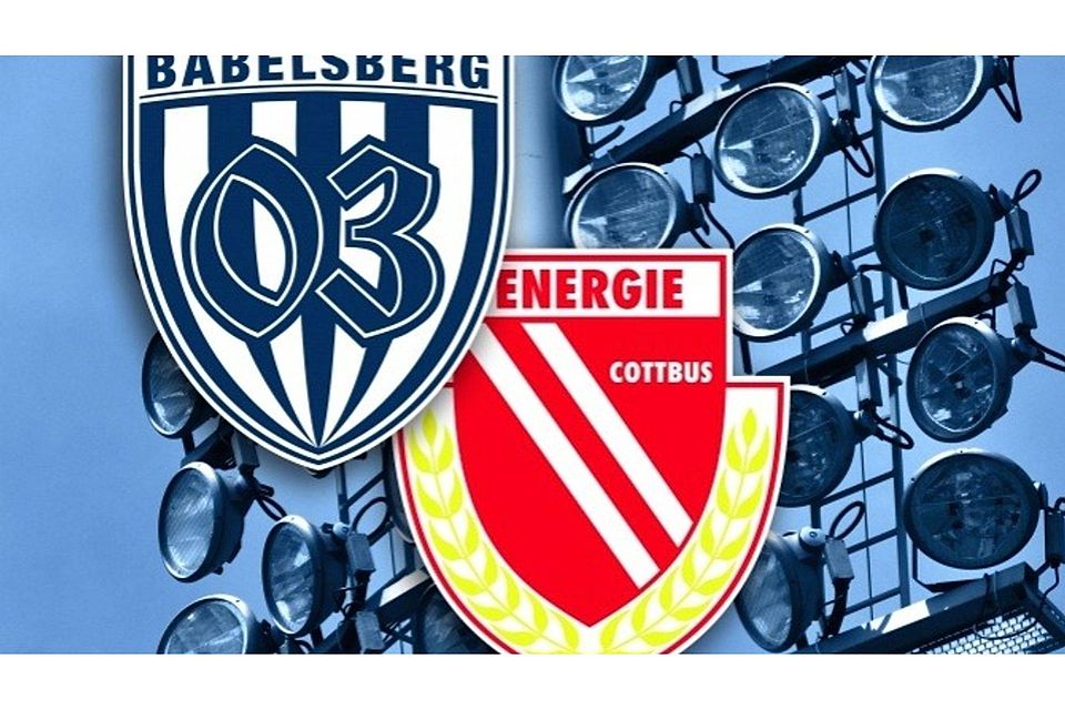 Am 21. Mai ist es soweit: Der SV Babelsber 03 empfängt Energie Cottbus zum Landespokal-Finale. Grafik SVB