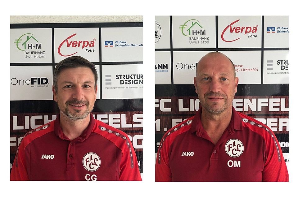 Christian Goller (li.) und Oliver Müller stehen auch in der kommenden Saison in Lichtenfels an der Seitenlinie.