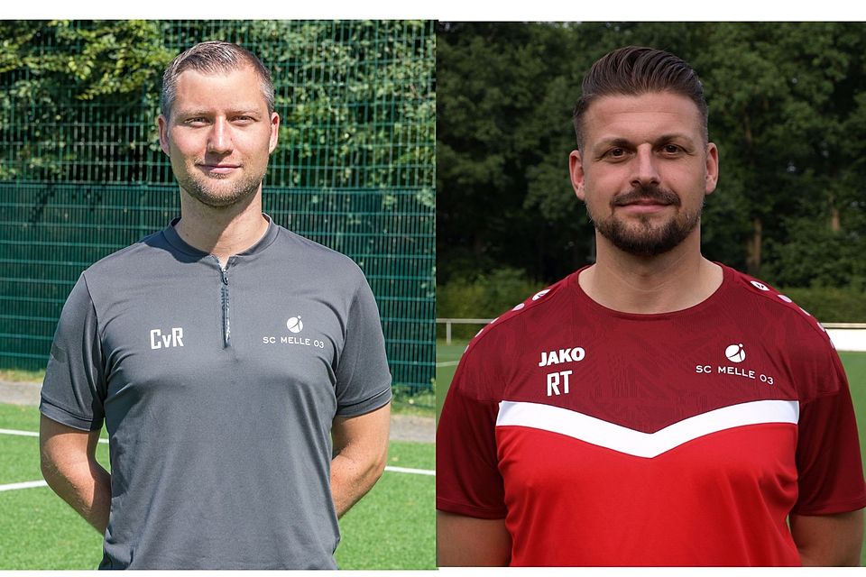 von Rekowski (li) tritt zurück - Robin Twyrdy übernimmt beim SC Melle 03