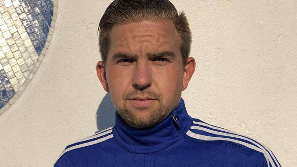 SV Inning Coach Mathias Müller. 