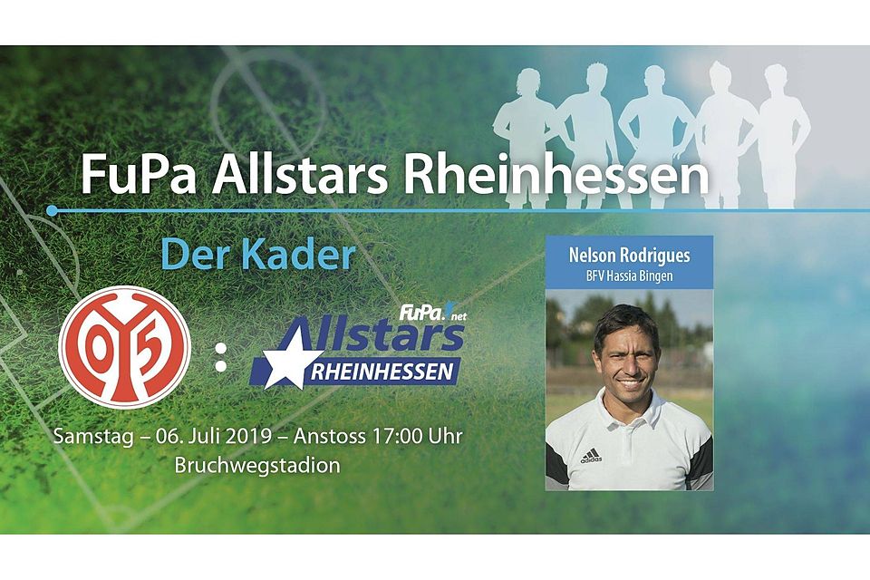 Nelson Rodrigues ist einer der talentiertesten Trainer in der Region Rheinhessen. Er ist der Coach der FuPa-Allstars.