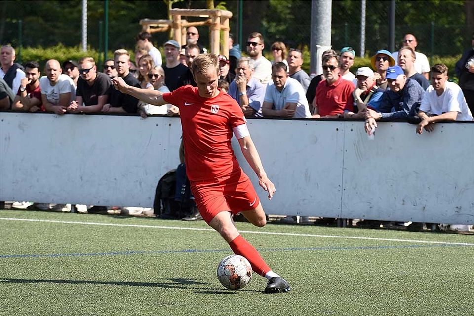 Samuel Olayisoye, letzter Mohikaner der Aufstiegmannschaft 2022-23, steht mit dem Eimsbütteler TV wieder vor dem Sprung in die Regionalliga. 
