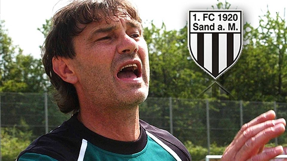 Der Trainer des 1. FC Sand im Interview: Erwin Albert. F:Meier