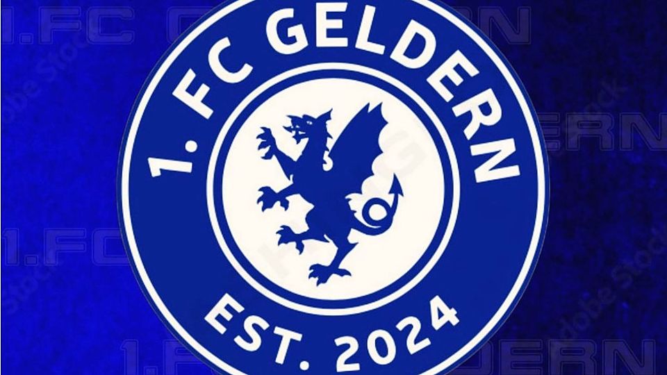 Das Logo des 1. FC Geldern. 