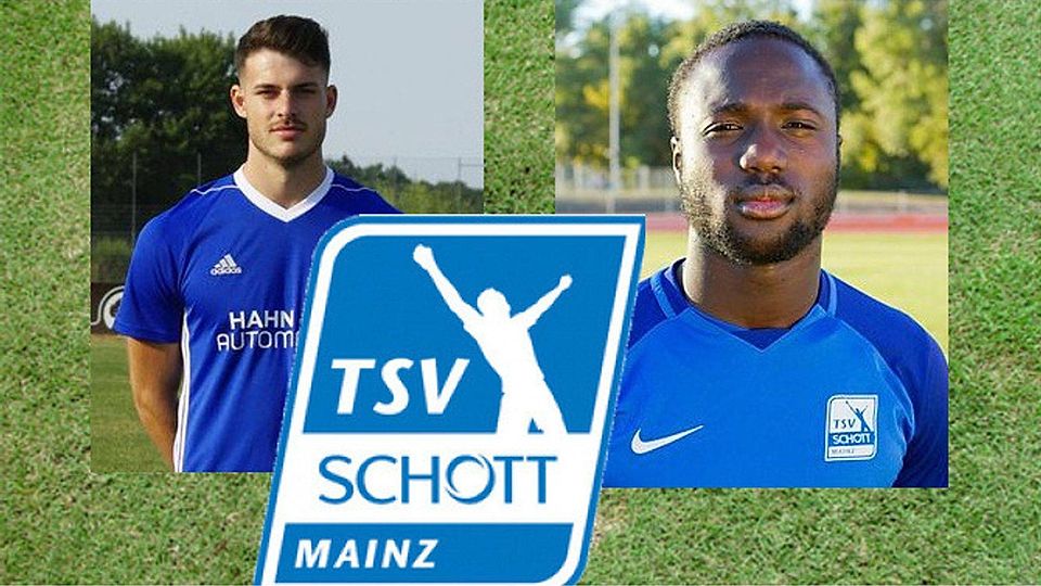 Michael Kohns (links) wechselt zum TSV Schott Mainz, dem Raphael Assibey-Mensah ein weiteres Jahr die Treue hält.