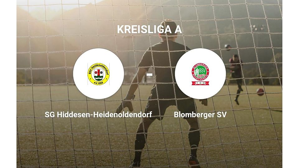 SG Hiddesen-Heidenoldendorf gegen Blomberger SV
