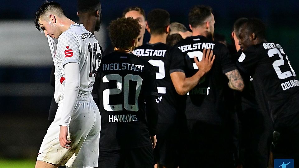 Jubel auf der einen, Ernüchterung auf der anderen Seite: Der FC Ingolstadt wurde seiner Favoritenrolle gegen den ATSV Erlangen gerecht.