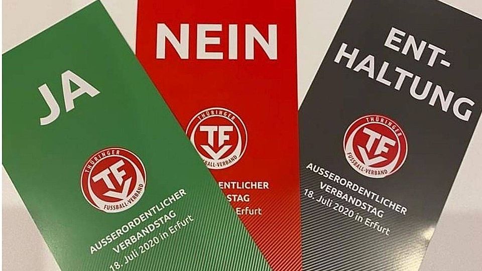 Nach einigen Hin und Her wurde auf dem Außerordentlichen Verbandstag der Saisonabbruch beschlossen.