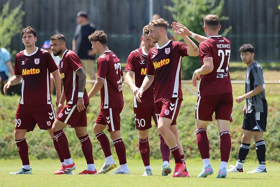 Der SSV Jahn Regensburg gab sich in Herrngiersdorf keine Blöße.