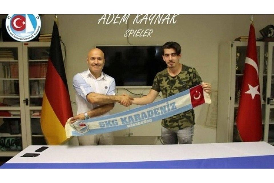 Adem Kaynak soll bei der SKG auch weiterhin für Tore sorgen,  F: SKG Karadeniz Wiesbaden