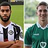 Jason Prodanovic (li.) hat sich Schweinfurt 05 angeschlossen. Nick Doktorczyk (re.) hat den FC 05 Richtung FSV Frankfurt verlassen.