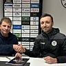Damian Apfeld (re.) hat seinen Vertrag am Uhlenkrug verlängert.