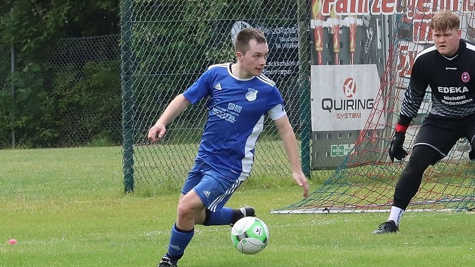 Oliver König brachte den TSV Großenwörden früh in Führung.