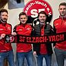 Bereit für die neue Saison bei den SF Elzach-Yach, die Verantwortlichen Michael Kaltenbach (von links), Florian Schätzle, Florian Owczaryszek und Kevin Maier.