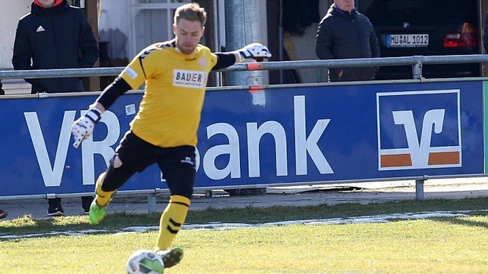 Feste Größe: Torwart Daniel Maus hat beim TSV Buchbach für kommende Saison bereits zugesagt.  F: Buchholz