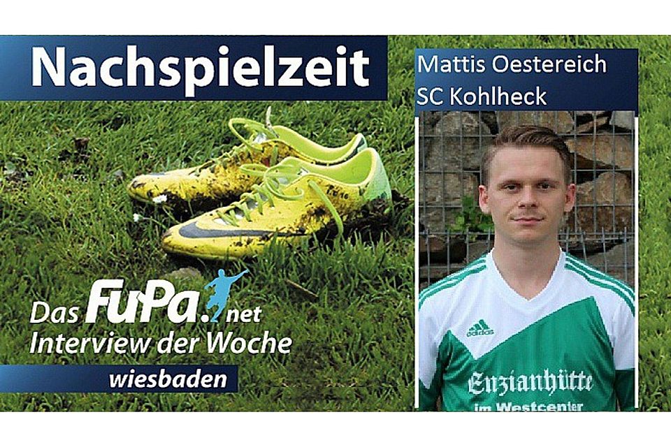 Mattis Oestereich vom SC Kohlheck zu Gast beim "Nachspielzeit" Interview der Woche