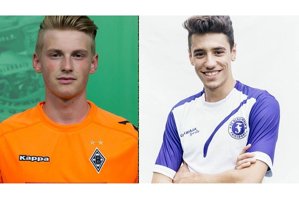 Lukas Betz (links) und Su­hey­el Na­jar wechseln zum FC Hennef