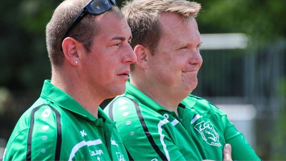 Thomas Otto (rechts) sieht in seinem Team Potenzial für mehr. Foto: Frey