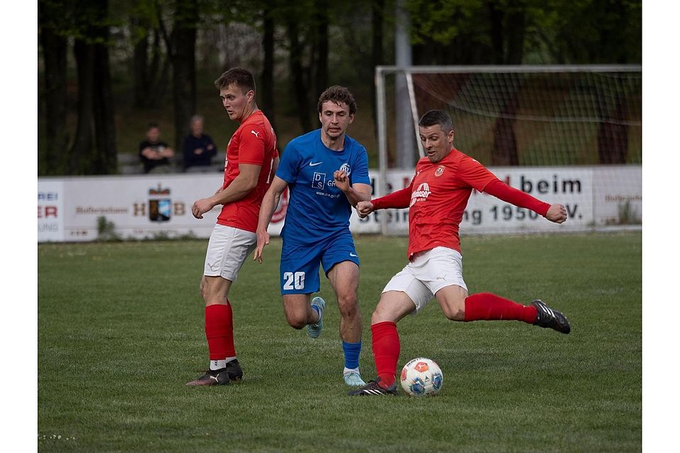 FB KL Steinhöring (rot) links Benedikt Redl , Ivan Bacak