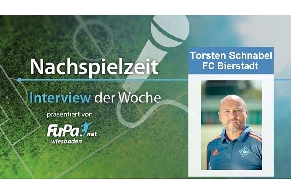 Diese Woche in der "Nachspielzeit": FC Bierstadts Dauertrainer Torsten Schnabel. Grafik: Ig0rZh – stock.adobe / F: Gaubatz