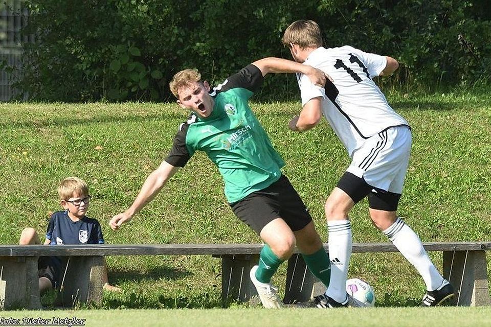 Das Gesicht spricht Bände: Der TSV Pentenried verliert nach früher Führung gegen den TSV Hechendorf.