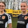 Die Torjägerinnen der letzten Saison: Jana Drechsel (40 Treffer) und Pia Oelkers (16 Treffer). 