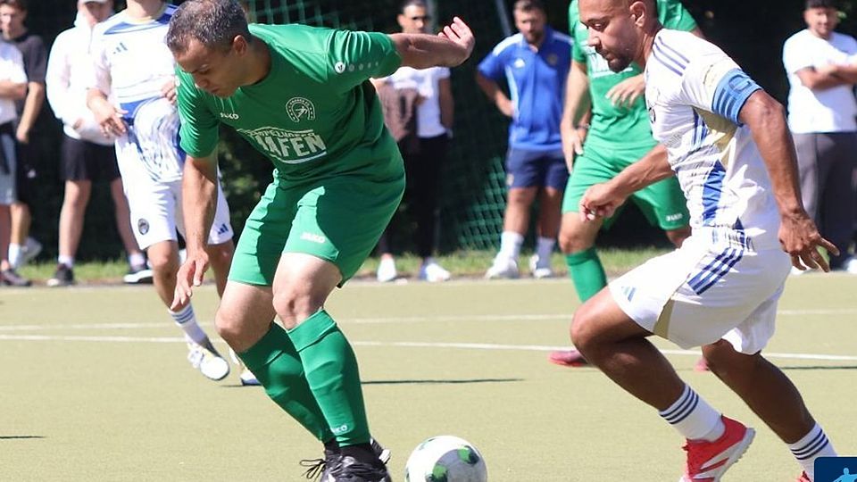 Traber (in grün) in Aktion gegen Delay (weiss)