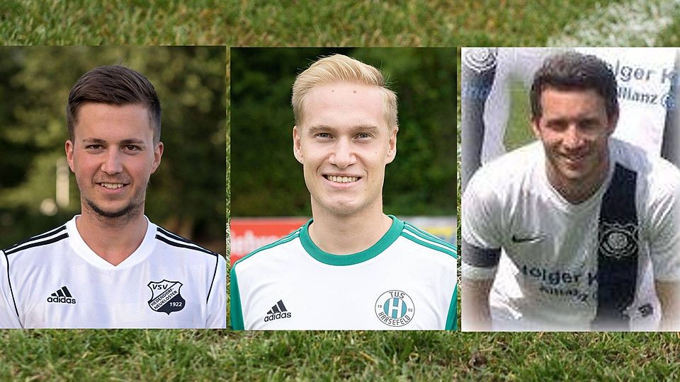 Die drei neuen Spieler: Deividas Heidtmann, Robin Hübner und Jan-Luis Buttler (v.l.) 
