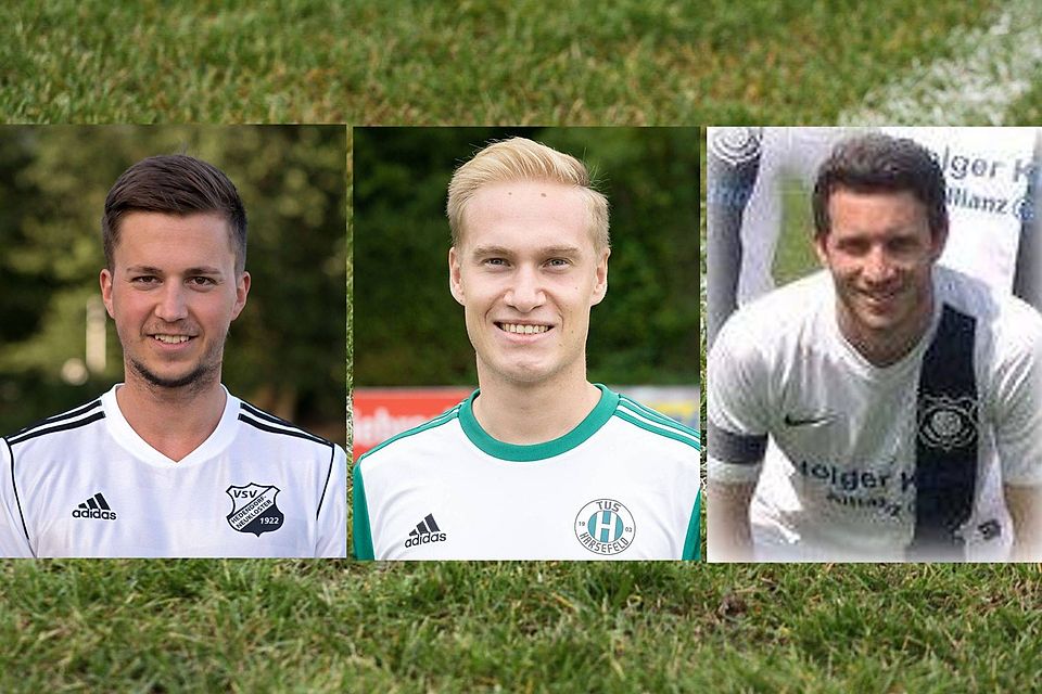 Die drei neuen Spieler: Deividas Heidtmann, Robin Hübner und Jan-Luis Buttler (v.l.) 