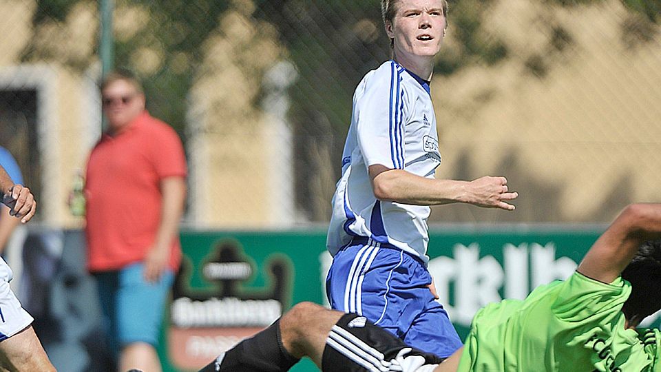 Jakob Moosbauer erzielt für den SV Hohenau Tore am Fließband F: Geisler
