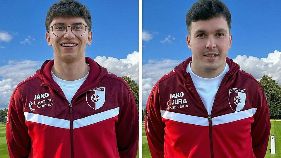 Zwei weitere Sommer-Neuzugänge bei der SpVgg Trabitz: Jonas Ertl (links) und Timo Bachmeier.