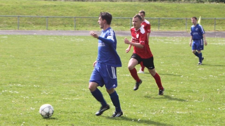 Stötteritz-Kapitän Christian Laubert will am Samstag mit seinem Team gegen den BSV Schönau die letzte verbliebene Chance auf den 14. Tabellenrang nutzen. F: Laura Franz