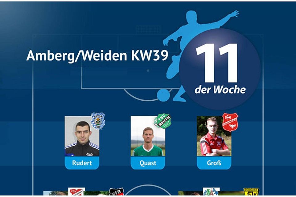 Die ELF DER WOCHE aus Amberg/Weiden. Foto: FuPa