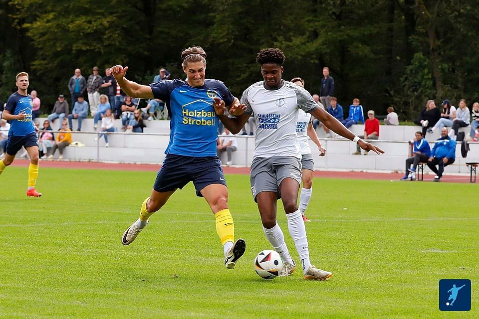Tim-Sebastian Buchheister (blau-gelb) kehrt am Samstag in den Mühlhausener Kader zurück.