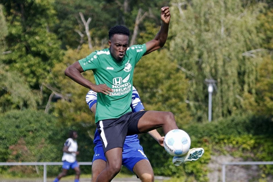 Steve Kouzo war an beiden Treffern für den SV Mundingen nach dem Pause gegen den SV Weil beteiligt. 