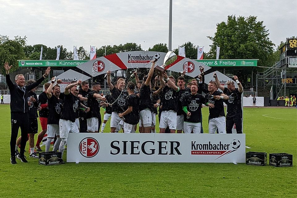 Westfalenpokalsieger 2021/22: Der SV Rödinghausen.