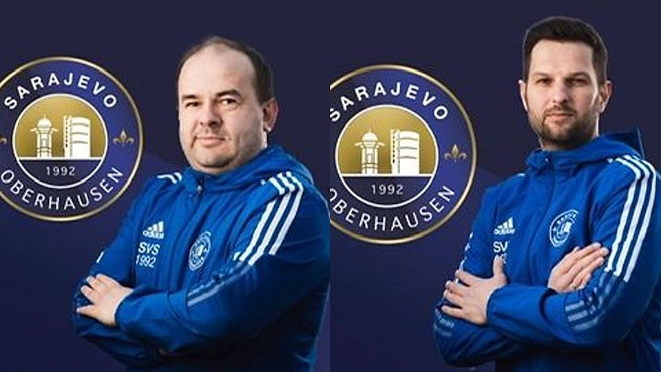 Emir Kandzic und Senad Beric sind zufrieden mit der Entwicklung beim SV Sarajevo Oberhausen.